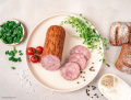 Ekologiczna kiełbasa Żywiecka z wieprzowiny z dodatkiem wołowiny